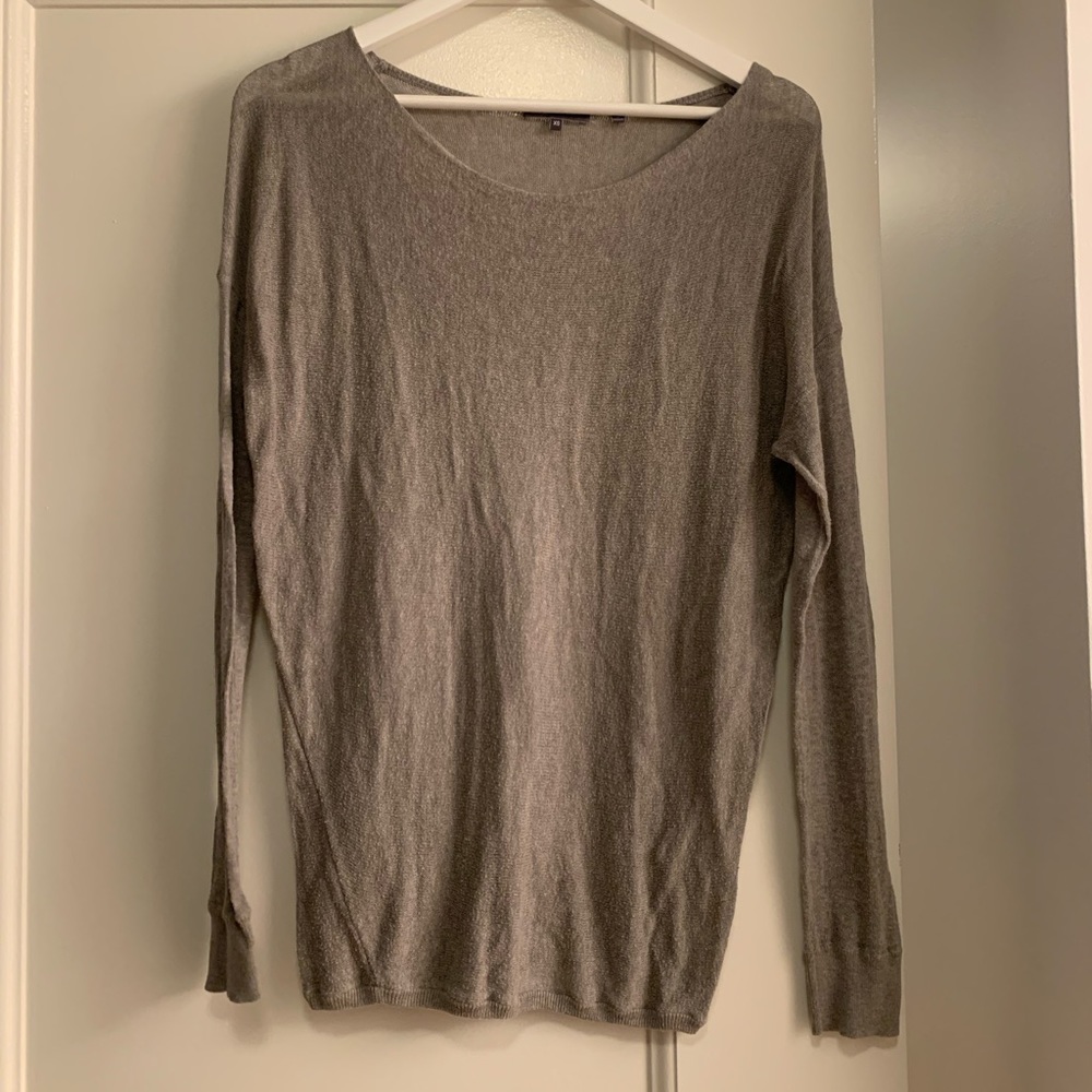 lightweight VINCE cotton sweater